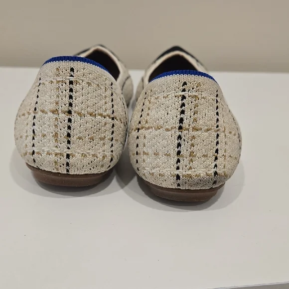 Rothy's Cream and Black Pointed Flats - Picture 6 of 10